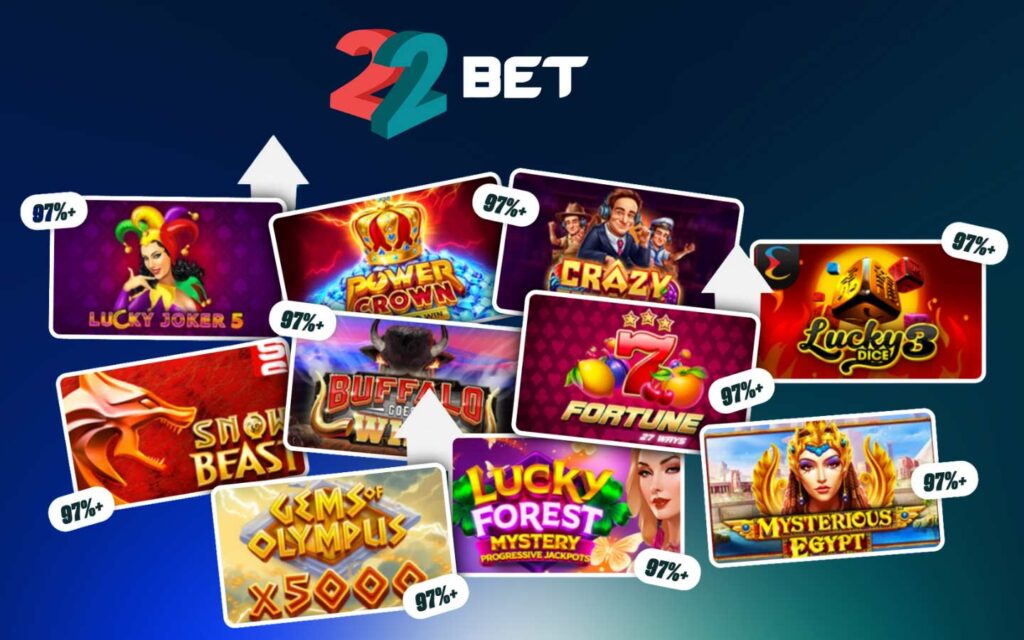 22Bet’s casino design