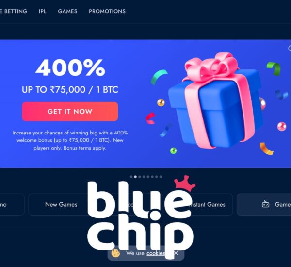 Bluechip India casino website review and support service
